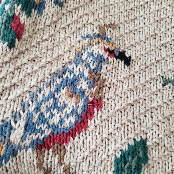 Vintage Bushwacker Floral Knit Sweater - Picture 14 of 15